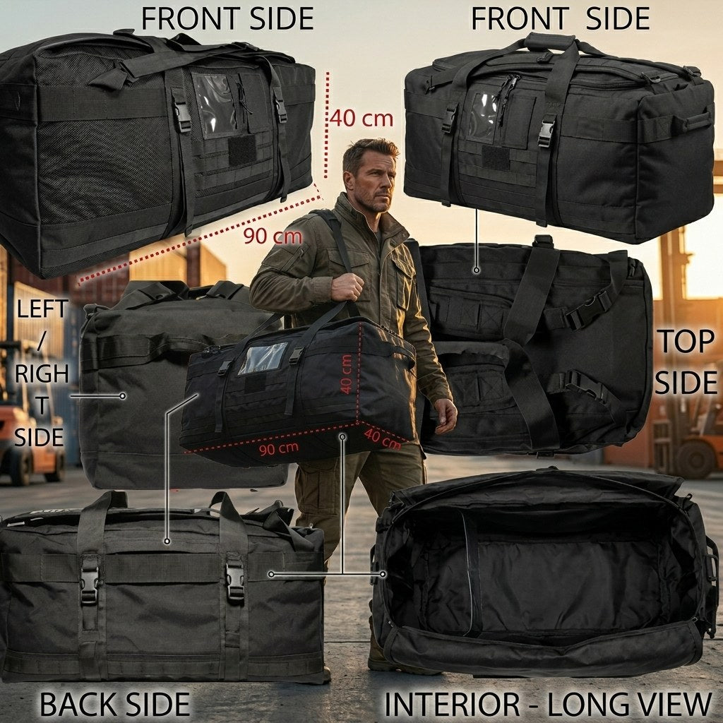MALETA MOCHILA TÁCTICA PRÉMIUM GRANDE *OFERTA* MARKDUTY